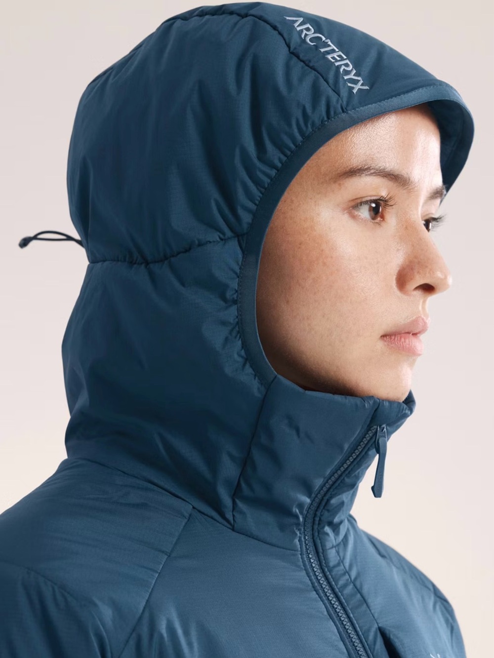 Arc'teryx Atom Long Women's Teal Hooded Insulated Puffer Coat - Picture 3 of 10